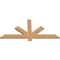Ekena Millwork Kennewick Timber Gable Bracket, Western Red Cedar, 48"W x 22"H x 1 1/2"D x 3 1/2"F, 11/12 Pitch GBW048X22X0204KEN00SWR - alternate 2